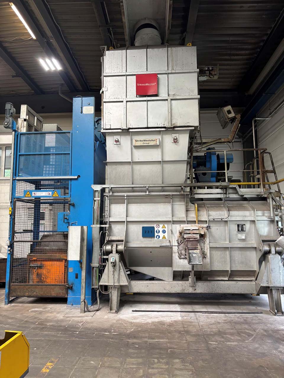 StrikoWestofen MH II-T 3000/2000 G-eg Plus+ tavicí a udržovací pec O1843, použitá